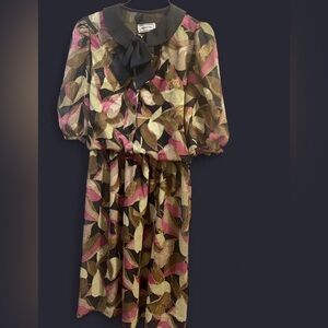 Pedestal Size 8 1980s Dress